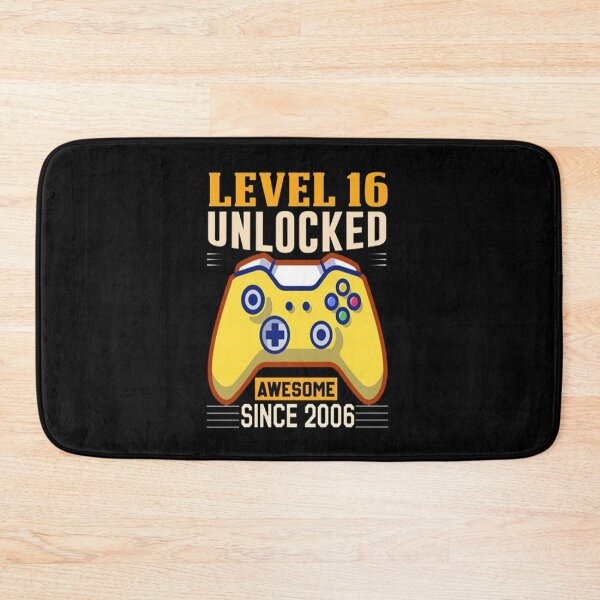 Item preview, Level 16 Unlocked Awesome Since 2006 16th Birthday Gaming T-Shirt designed and sold by VitezCrni.