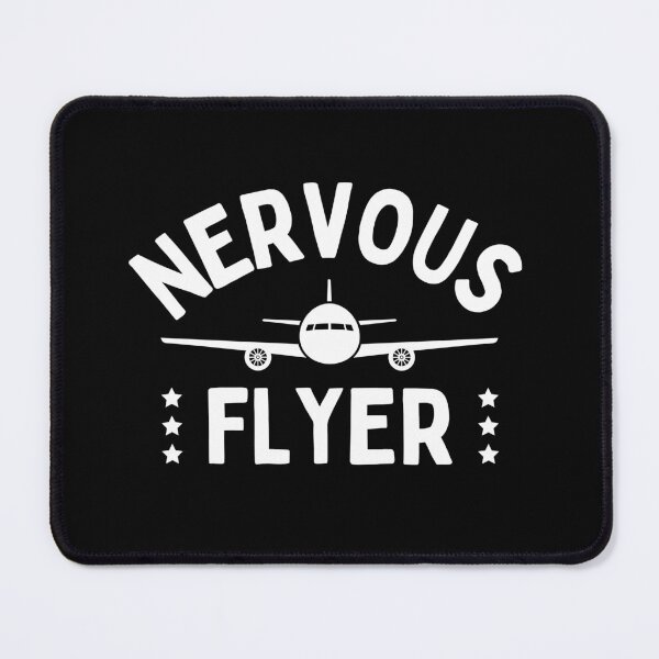 Item preview, Nervous Flyer designed and sold by FunnyFactDesign.
