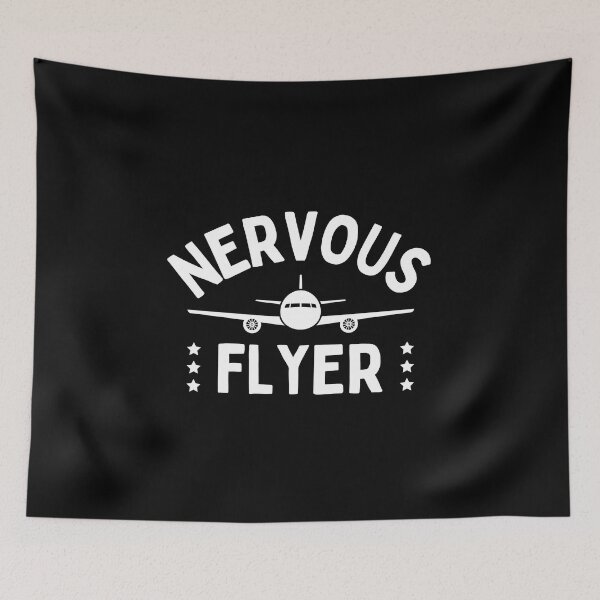 Item preview, Nervous Flyer designed and sold by FunnyFactDesign.