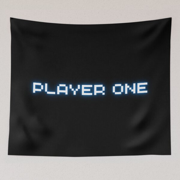 Item preview, Player One (Blue) designed and sold by SilentNoiseArt.
