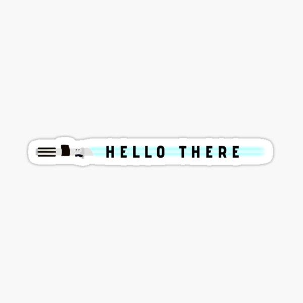 Vista previa del artículo con la obra «Hola a todos», diseñado y vendido por MagicalAlli.