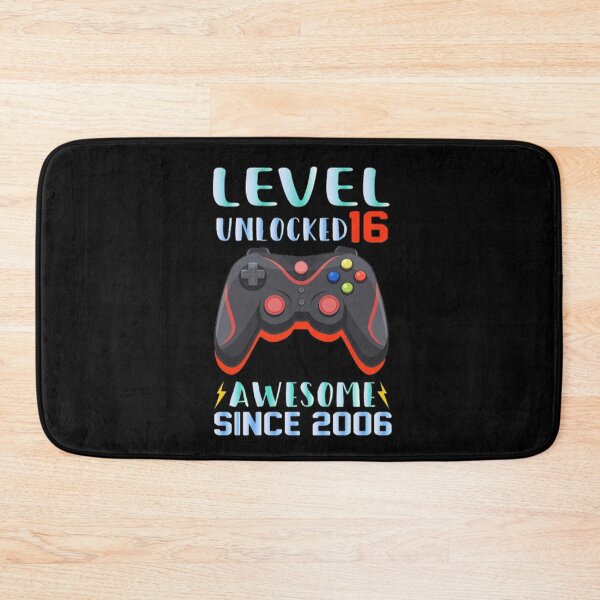 Item preview, Level 16 Unlocked Awesome Since 2006 16th Birthday Gaming T-Shirt designed and sold by VitezCrni.