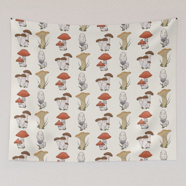 Item preview, Collection of Shrooms - Tan designed and sold by EnokiMerchant.