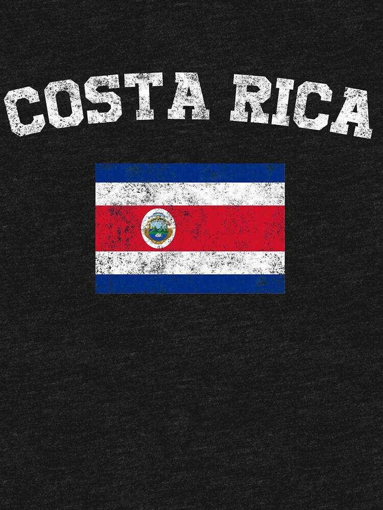 "Costa Rican Flag Shirt Vintage Costa Rica TShirt" Tshirt by