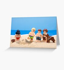 Vader's Sandcastle Greeting Card