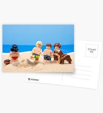 Vader's Sandcastle Postcards