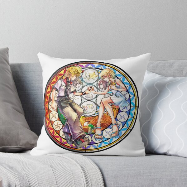 Item preview, Roxas and Namine Stained Glass Kingdom Hearts designed and sold by Lali-Holley.