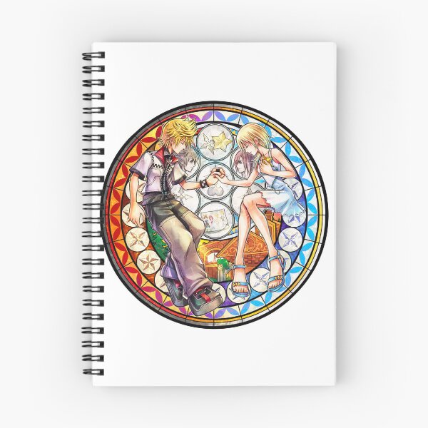 Item preview, Roxas and Namine Stained Glass Kingdom Hearts designed and sold by Lali-Holley.
