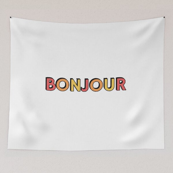 Item preview,  BONJOUR - French for good day, good morning designed and sold by Inspirationmotivation.
