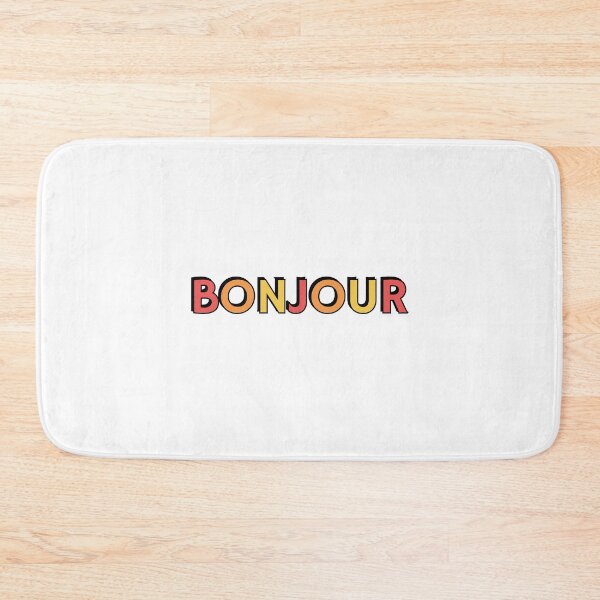 Item preview,  BONJOUR - French for good day, good morning designed and sold by Inspirationmotivation.