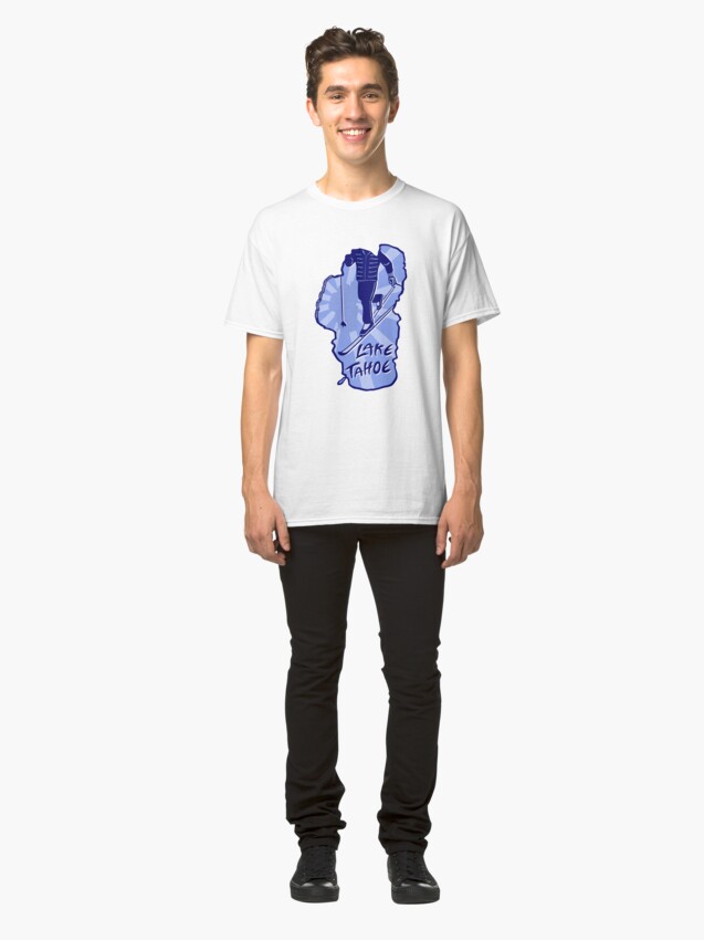 Alternate view of Cross-Country Ski Lake Tahoe Classic T-Shirt