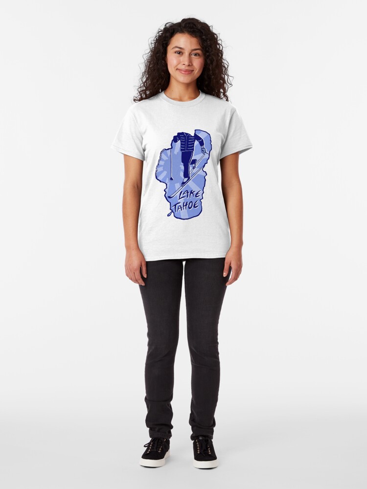 Alternate view of Cross-Country Ski Lake Tahoe Classic T-Shirt