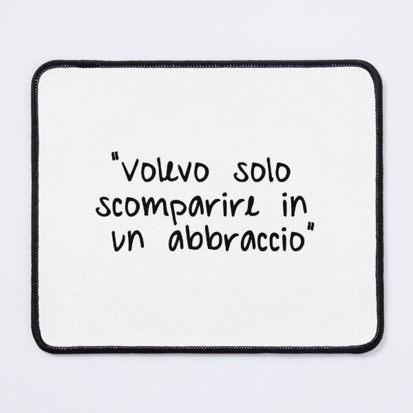 Item preview, CALCUTTA - Volevo solo scomparire in un abbraccio - citazione frasi canzone - cosa mi manchi a fare. designed and sold by fuffu.