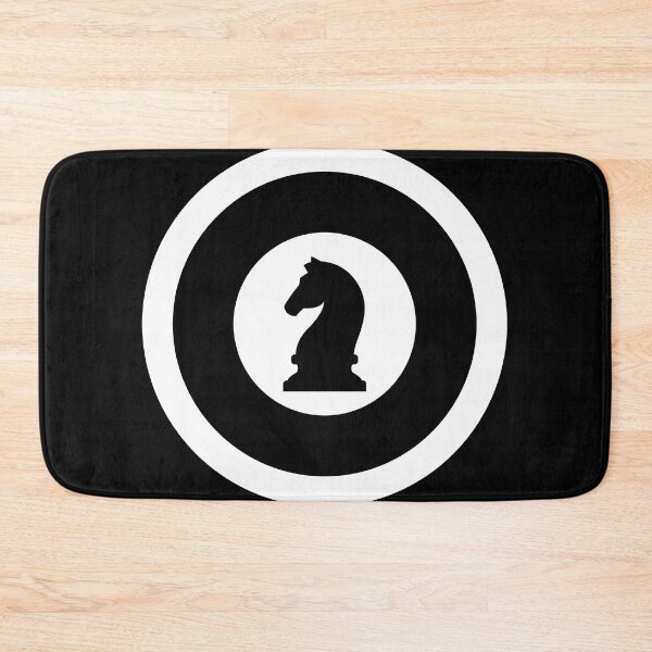 Item preview, Black Knight Chess 2Tone retro roundel design designed and sold by ModSupporters.