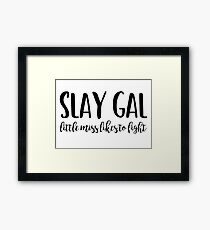 Buffy - Slay Gal Framed Print