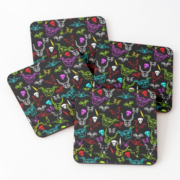 Item preview, Cute Evil Colorful Creatures With Horns Pattern Design designed and sold by zozoillustrated.