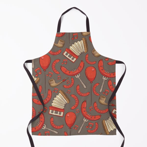 Item preview, Bratwurst and Music Oktoberfest Pattern (Dark Chocolate) designed and sold by Geo De la Cruz.