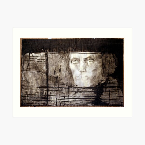 portrait of david robert jones Art Print