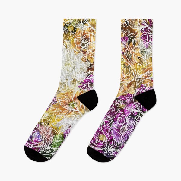 Item preview, All over print brightest floral prints designed and sold by SoulthreadzStudio.