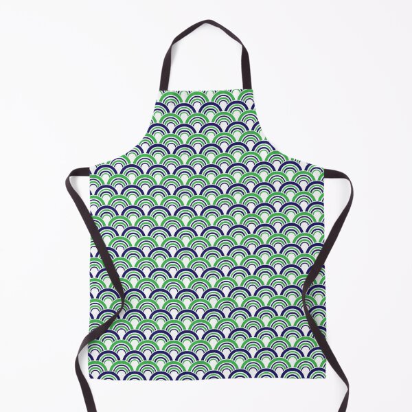 Item preview, Green, Blue and White Rainbow Pattern designed and sold by Coop & Company Designs.