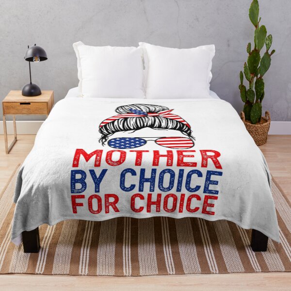 Item preview, Mother By Choice Pro Choice Messy Bun US Flag Women Rights designed and sold by BELASKRI STORE.