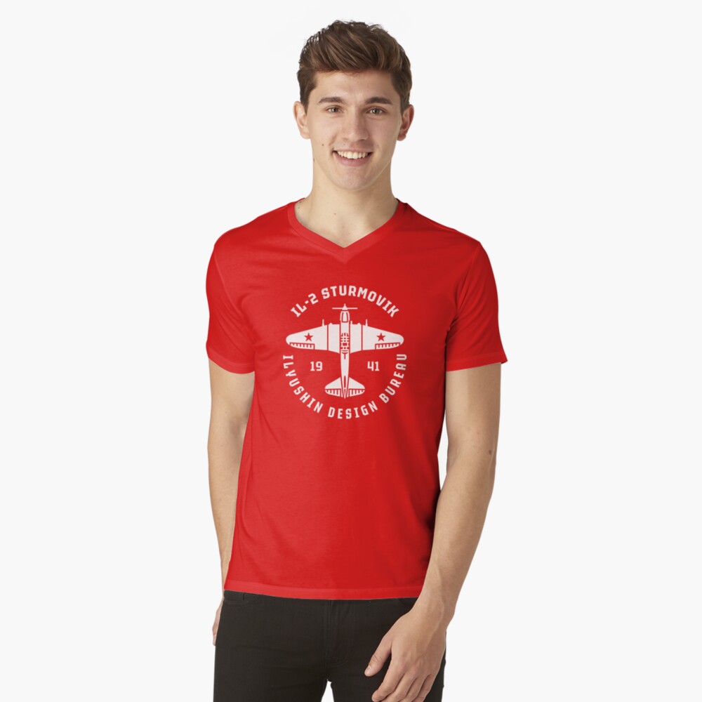 Item preview, V-Neck T-Shirt designed and sold by Aeronautdesign.