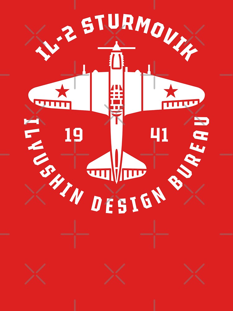 Thumbnail 7 of 7, Classic T-Shirt, IL-2 Sturmovik designed and sold by Aeronautdesign.