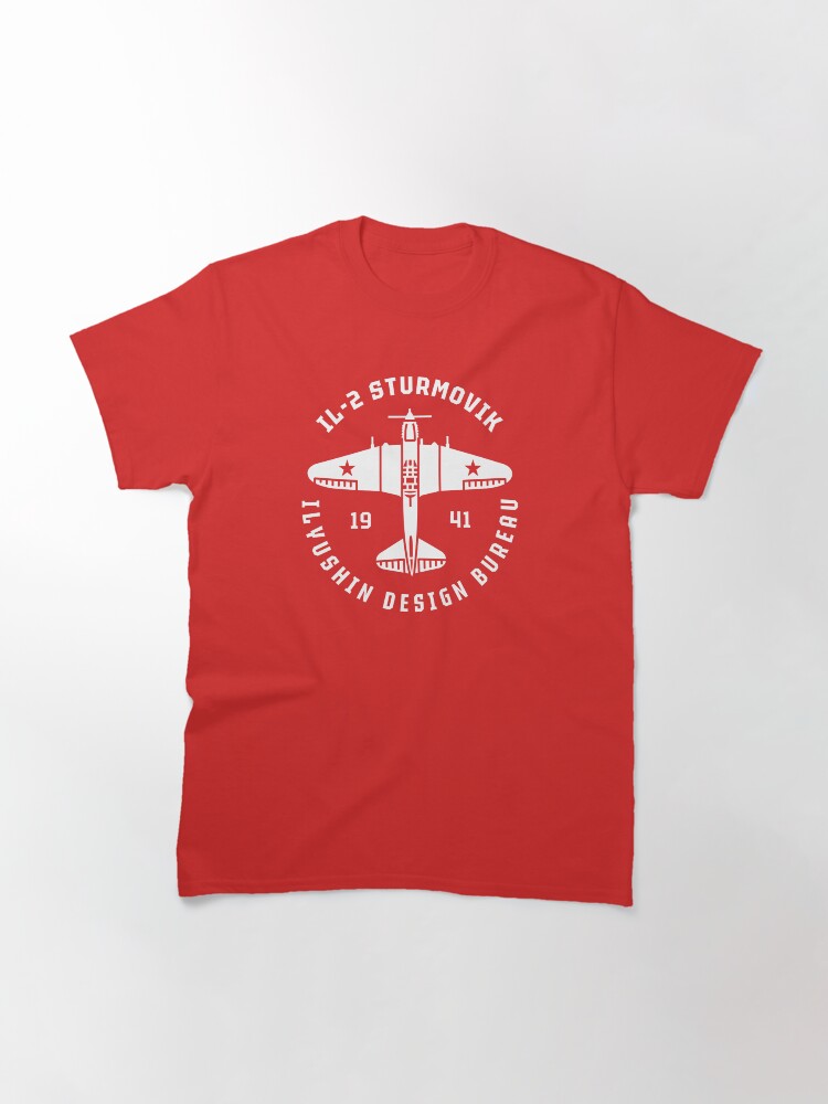 Thumbnail 3 of 7, Classic T-Shirt, IL-2 Sturmovik designed and sold by Aeronautdesign.
