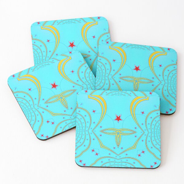 Item preview, ARUBA - ABSTRACT ARUBA FLAG PATTERN - ONE HAPPY ISLAND designed and sold by Ralek.