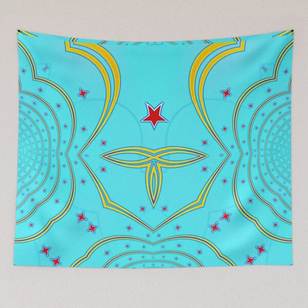Item preview, ARUBA - ABSTRACT ARUBA FLAG PATTERN - ONE HAPPY ISLAND designed and sold by Ralek.