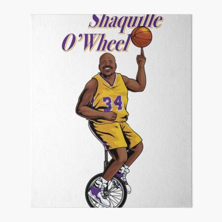 Shaquille O'neal young bully - basketball moments Art Board Print by  HoopHouse