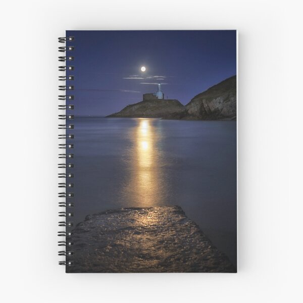 Item preview, Moonlit Mumbles Lighthouse designed and sold by Leighton Collins.