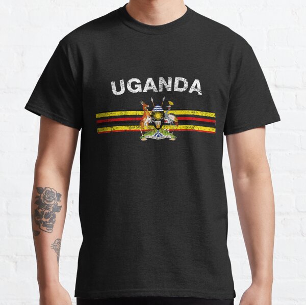 "Ugandan Flag Shirt Ugandan Emblem & Uganda Flag Shirt" Tshirt by