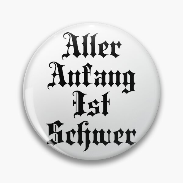 Artikelvorschau, Aller Anfang ist schwer - Aller Anfang ist schwer - Deutsche Sprüche entworfen und verkauft von JourneyCreative.