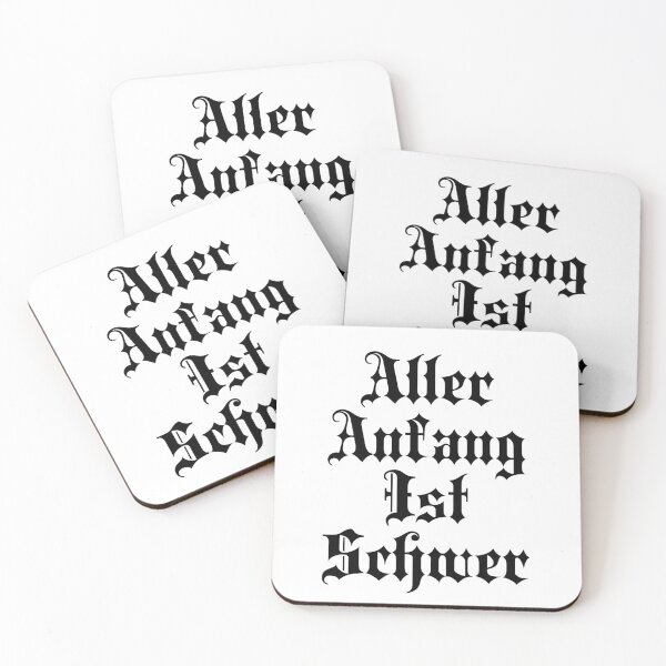 Artikelvorschau, Aller Anfang ist schwer - Aller Anfang ist schwer - Deutsche Sprüche entworfen und verkauft von JourneyCreative.