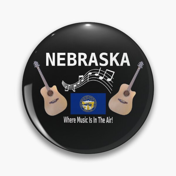 Item preview, Nebraska Acoustic Guitar Shirt designed and sold by GuitarNuts.