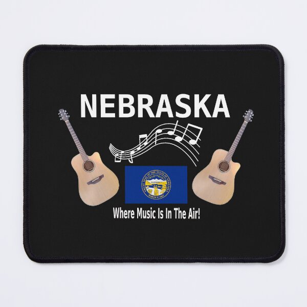 Item preview, Nebraska Acoustic Guitar Shirt designed and sold by GuitarNuts.