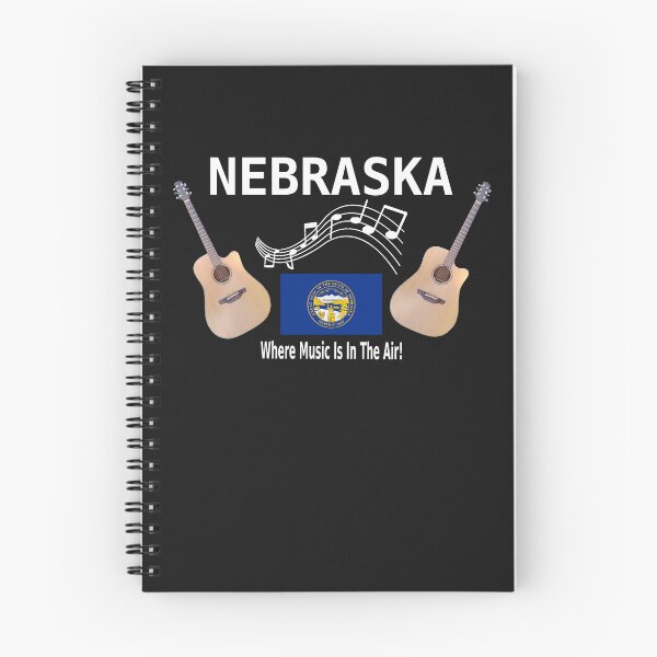 Item preview, Nebraska Acoustic Guitar Shirt designed and sold by GuitarNuts.