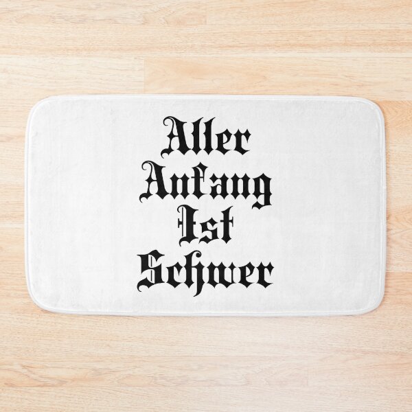 Artikelvorschau, Aller Anfang ist schwer - Aller Anfang ist schwer - Deutsche Sprüche entworfen und verkauft von JourneyCreative.
