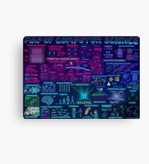 Map of Computer Science Canvas Print