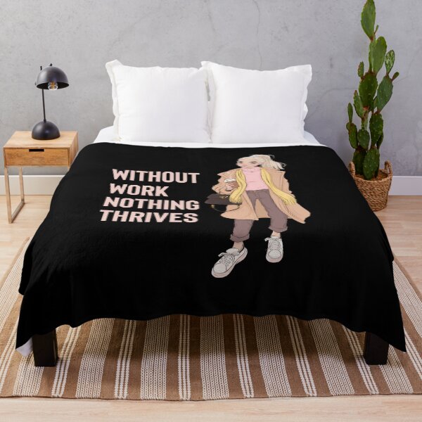 Item preview, Without Work Nothing Thrives Funny Gifts for Workaholic Girl designed and sold by nquestiaa.