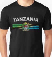 Tansanische Flagge Shirt - Tansania Emblem & Tansania Flag Shirt Unisex T-Shirt