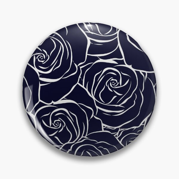 Item preview, Dark blue rose seamless pattern designed and sold by DesignsByMadiha.
