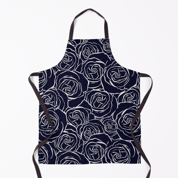 Item preview, Dark blue rose seamless pattern designed and sold by DesignsByMadiha.