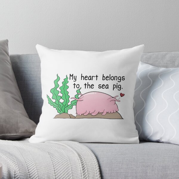 Sea Pig Throw Pillow