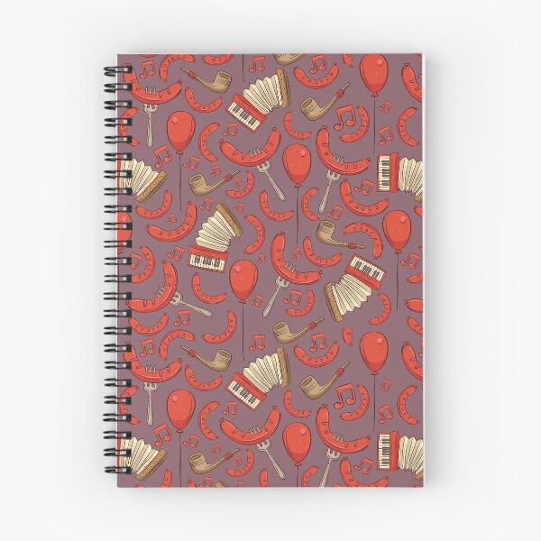Item preview, Bratwurst and Music Oktoberfest Pattern (Grape) designed and sold by Geo De la Cruz.