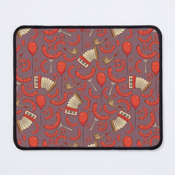 Item preview, Bratwurst and Music Oktoberfest Pattern (Grape) designed and sold by Geo De la Cruz.