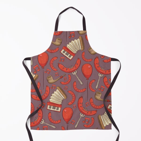 Item preview, Bratwurst and Music Oktoberfest Pattern (Grape) designed and sold by Geo De la Cruz.