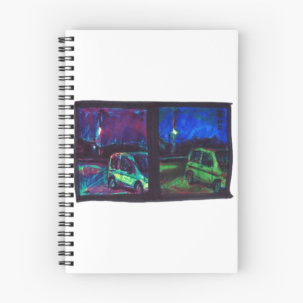 Item preview, Night Parking Lot Supermarket Japan - Primary & Secondary Colour Marker Sketches designed and sold by TomuAri.