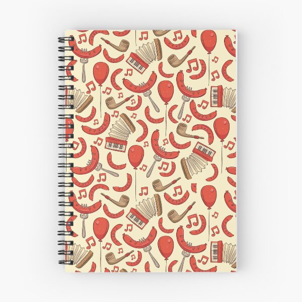 Item preview, Bratwurst and Music Oktoberfest Pattern (Cream) designed and sold by Geo De la Cruz.